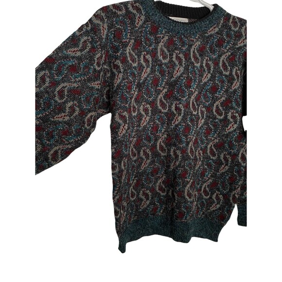 JJ Cochran Vintage Men's Paisley Crewneck Sweater Size M 42" Chest Large? - Picture 2 of 7